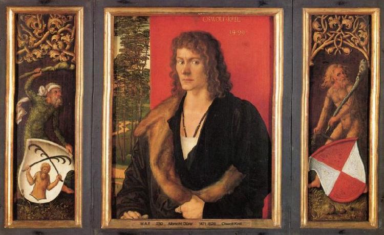 Albrecht Durer Portrat des Oswald Krell oil painting picture